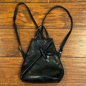 •Michele Made in Italy• Leather Mini Backpack